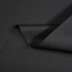"SURLAST OUTDOOR MARINE WATERPROOF FABRIC COLOR BLACK 60"" WIDE 7 OZS. BY THE YARD "