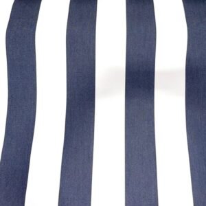 SUNBRELLA SHADE FABRIC AWNING BEAUFORT CAPTAIN NAVY 4708 STRIPED WATERPROOF 46"