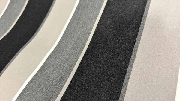 SUNBRELLA SHADE FABRIC AWNING CLINTON GRANITE 4888 STRIPED WATERPROOF 46"
